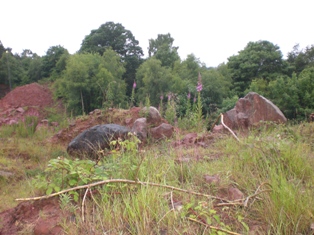 Myddle quarry floor